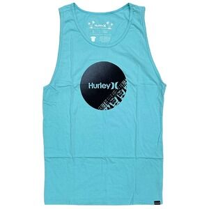 Hurley Men's Everyday Washed Strands Circle Logo Sleeveless Tank Top Tee T-Shirt